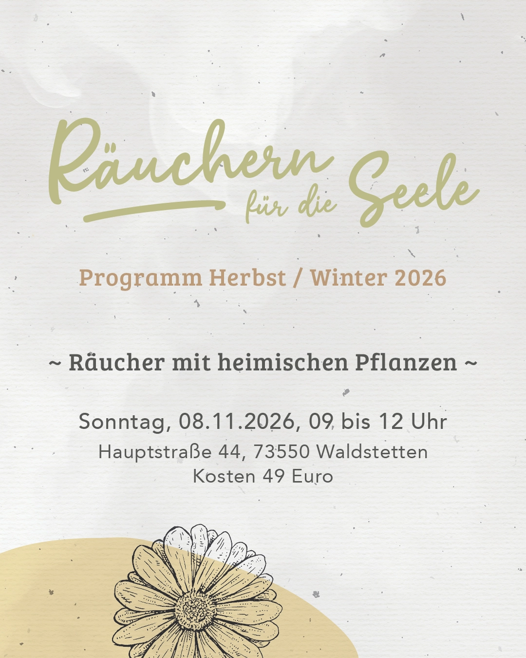 Räuchern mit heimischen Pflanzen